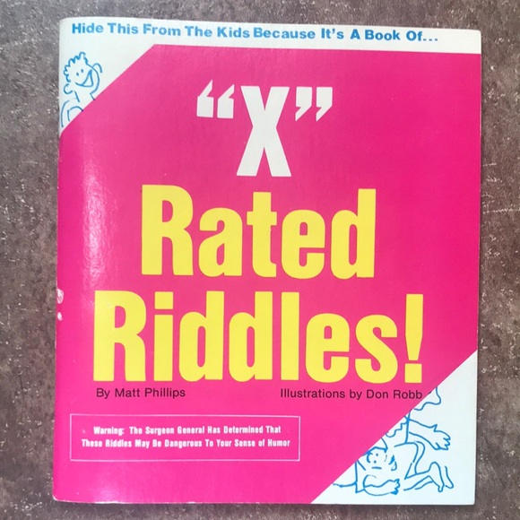 Other Vintage X Rated Riddles Funny Joke Gag Gift Book Stocking Stuffer Fathers Day Poshmark